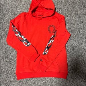 Red Graphic Hoodie for Men